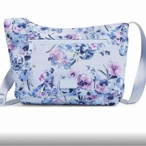 NWT Vera Bradley Fresh Cut Bouquet Recycled Lighten Up Crossbody Sling Purse